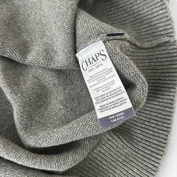 Chaps USA American Flag Knit Sweater XL NWT Americana Team USA Preppy Classic - Picture 7 of 7